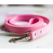 Leather Dog Collar and Leash Set - Fluffy Fussion