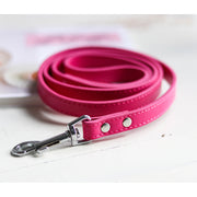 Leather Dog Collar and Leash Set - Fluffy Fussion