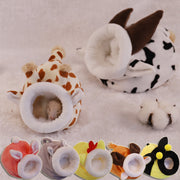 Winter Cartoon Hamster Bed