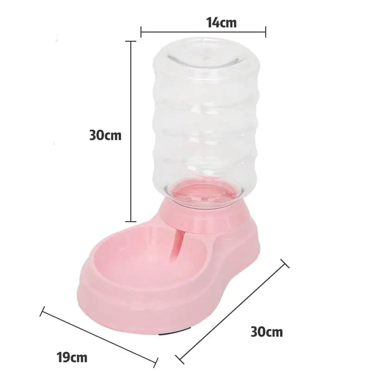 Automatic Pet Dog Cat Feeder with Fountain 1.8L Bowl