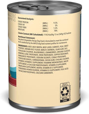 Amazon Brand- Wag Wholesome Grains Adult Pate Canned Dog Food, Beef & Vegetables Recipe, 13 oz (Pack of 12)