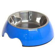 Non-Slip Stainless Steel Pet Bowl - Dual Design | Fluffy Fussion