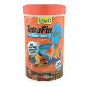 TetraFin Plus Goldfish Flakes 7.06 Ounces, Balanced Diet, With Algae To Promote Health