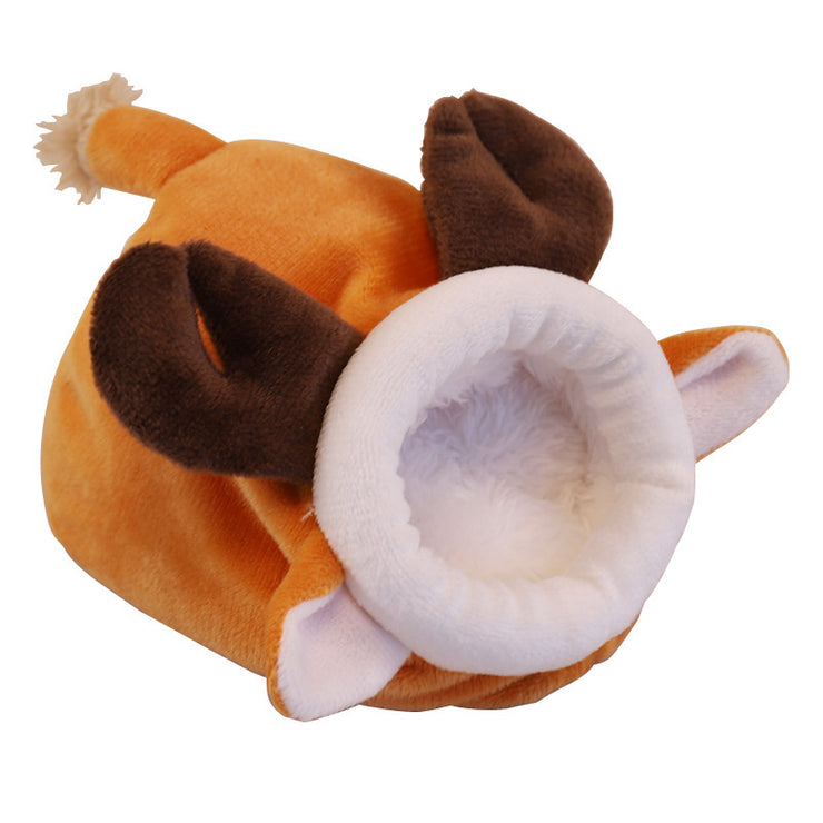 Winter Cartoon Hamster Bed