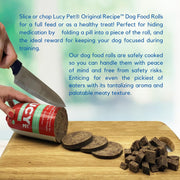 Lucy Pet Products Beef Formula Dog Food Roll 4 lb, (100600047)