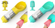 3-in-1 Portable Pet Water Bottle & Feeder