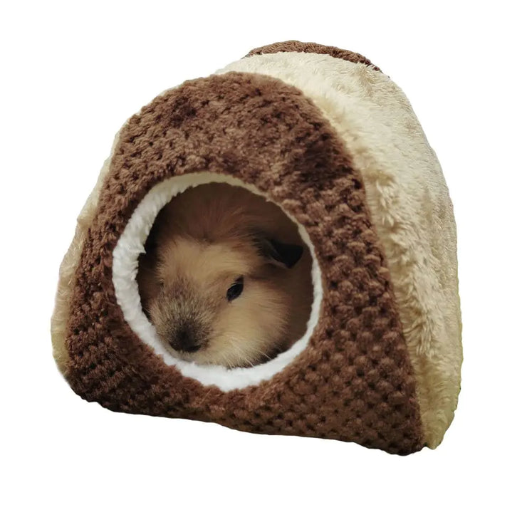 Oncpcare Fleece Rat Bed Warm Guinea Pig Tent Hideout Guinea Pig Cave Bed Cage Bedding for Hamster Hedgehog Chinchilla Nest