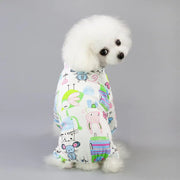 Dog Biker Striped Pajamas for Pets