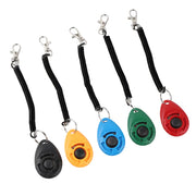 Adjustable Dog Training Clicker with Keychain Strap