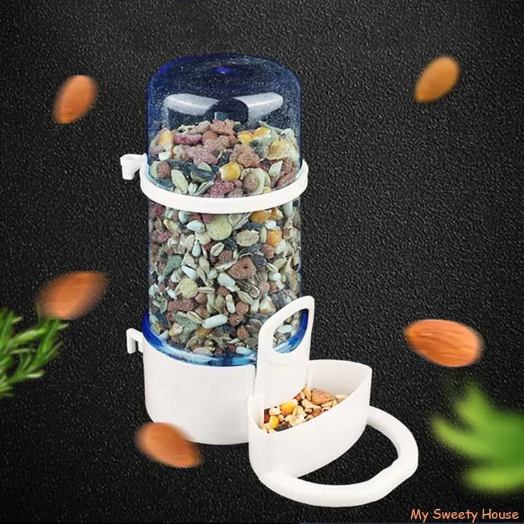 Automatic Pet Food and Water Feeder for Small Animals