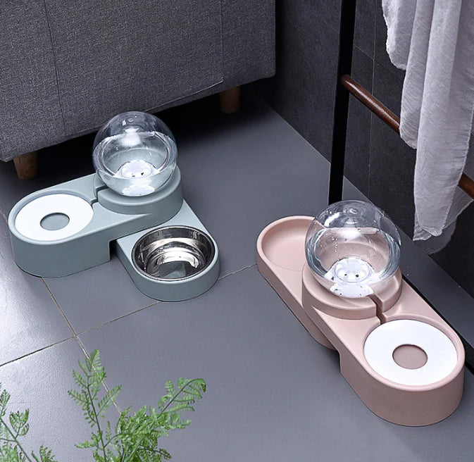 Automatic Pet Water Bowl - Self-Filling Dispenser | Fluffy Fussion