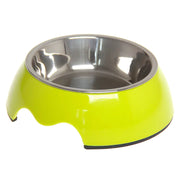 Non-Slip Stainless Steel Pet Bowl - Dual Design | Fluffy Fussion