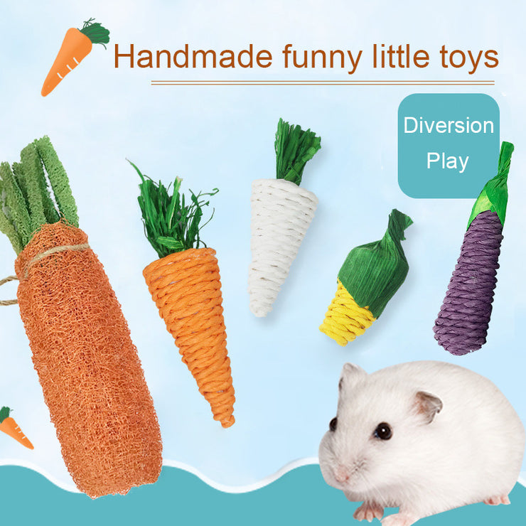 Molar Carrot Toy for Hamsters