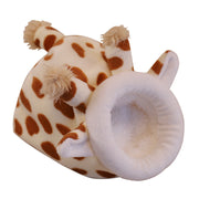 Winter Cartoon Hamster Bed