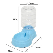 Automatic Pet Dog Cat Feeder with Fountain 1.8L Bowl