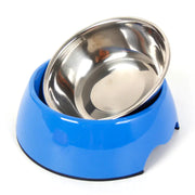 Non-Slip Stainless Steel Pet Bowl - Dual Design | Fluffy Fussion