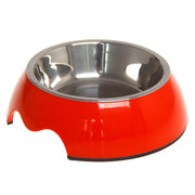 Non-Slip Stainless Steel Pet Bowl - Dual Design | Fluffy Fussion