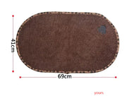 Pet Food Mat, Non-Slip & Washable for Cats and Dogs