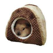 Oncpcare Fleece Rat Bed Warm Guinea Pig Tent Hideout Guinea Pig Cave Bed Cage Bedding for Hamster Hedgehog Chinchilla Nest