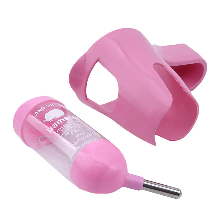 Multi-Color Pet Water Bottle and Food Feeder for Hamsters