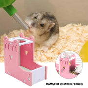 2-in-1 Automatic Drinker and Feeder for Hamsters