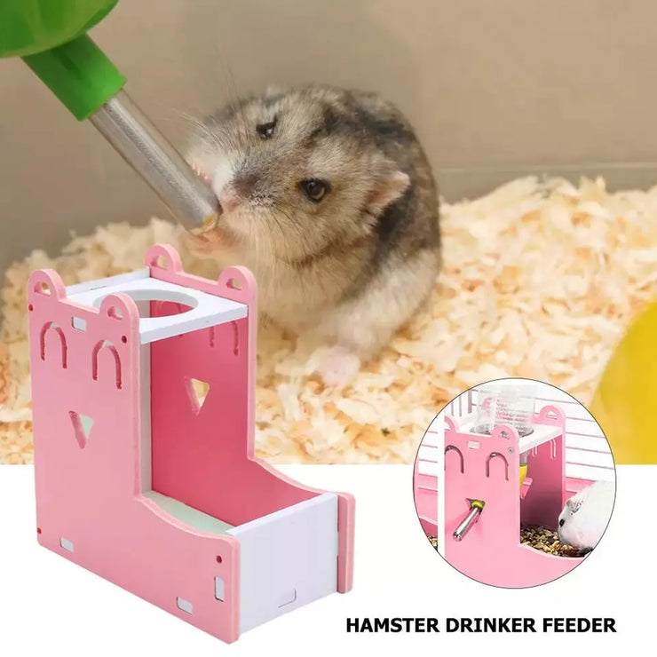 2-in-1 Automatic Drinker and Feeder for Hamsters