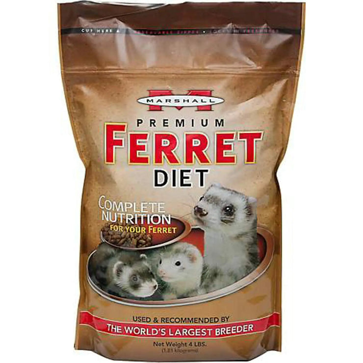 Marshall Premium Ferret Diet Food 4 Pound 2 Pack