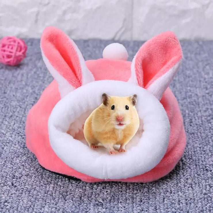 Hamster Pet Bed and Warm Cotton House for Small Animals