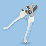 Pet nail clipper on a blue background